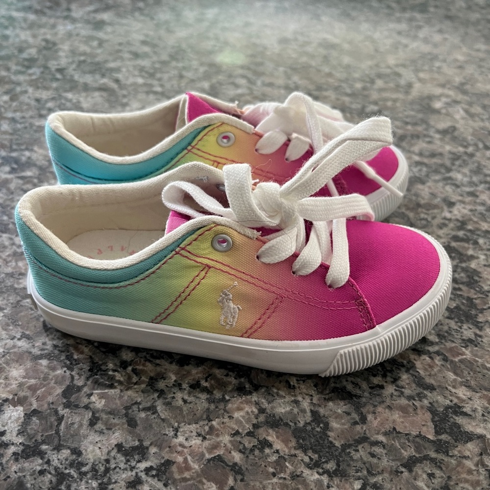 Polo by Ralph Lauren Kids Sneakers - Pink, Blue, and Yellow
